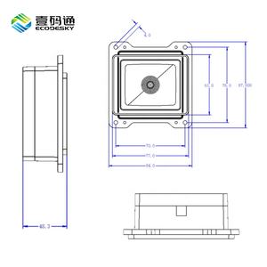 Считыватель <span class=keywords><strong>Rfid</strong></span> EMT6022RF 13,56 МГц сканер NFC штрих-кодов Pdf417 считыватель штрих-кодов для умного автомата - Product Image 2