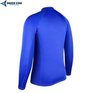 Professional Full Sleeve UPF50+ UV Protection Quick Dry Rash Guard <b>Swim</b> Training <b>Top</b> for Surfing Eco-Friendly Athletic Shirt - Product Image 4