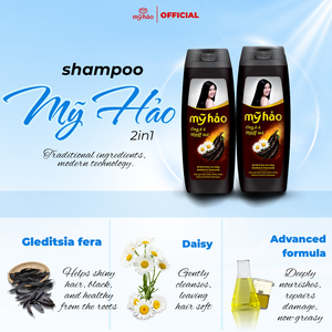 Shampoo My Hao 360ML aux extraits naturels de plantes pour des cheveux doux, hydratés et forts - Product Image 6