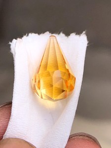 Natural Yellow <b>Citrine</b> Faceted Drop Cut Gemstone Loose Stone For Jewelry Making <b>Ring</b> Pendant Necklace - Product Image 2