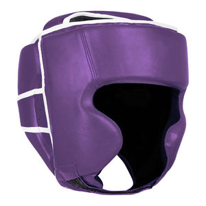 Protège-tête de boxe en cuir/PU sur mesure pour les combattants, équipement d'entraînement respirant et durable, logo personnalisé - Product Image 5