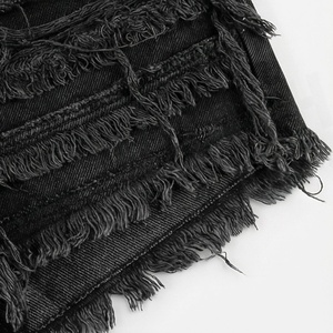 กางเกงยีนส์ขาสั้นผู้หญิง ดีไซน์ทันสมัย ผ้าฝ้ายเดนิม สีสันปรับแต่งได้ แต่งพู่ ซิป กระเป๋าเก๋ๆ ทรงบูตี้ เซ็กซี่ แฟชั่นฤดูร้อน - Product Image 6