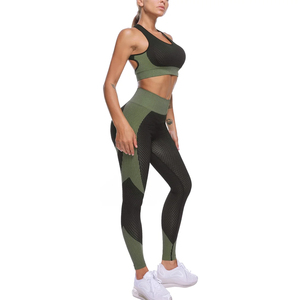 Ropa Deportiva Activa de Poliéster y Spandex, Conjuntos de Yoga para Mujer, Diseño 2026, Ligeros, Cuello Redondo - Product Image 2