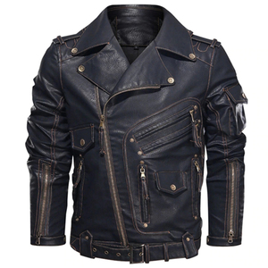<b>Men</b> <b>Leather</b> <b>Jacket</b> PU <b>Leather</b> Fashion OEM Manufacturer <b>Men</b> <b>Leather</b> <b>Jacket</b> Slim Fit Casual Style Winter <b>Jacket</b> - Product Image 6