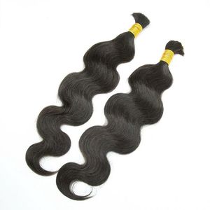 Cheveux humains en vrac Body Wave, tissage Remy, noir naturel doux, 100% non traités - Product Image 3