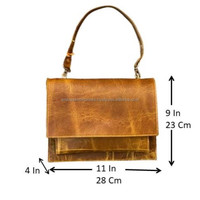 Sac à main en cuir véritable Crunch véritable fait à la main Sac à main en cuir véritable Crunch pour femmes sac à bandoulière en cuir véritable Vintage pour le bureau