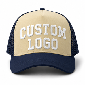 Custom Richardson Style Trucker <b>Hat</b> Premium Mesh Snapback Adjustable Private Label Wholesale <b>Cap</b> Manufacturer - Product Image 1
