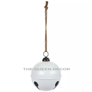Campana Decorativa Navideña de Acero Inoxidable de Estilo Moderno, Forma Única, Acabado Dorado, con Tela de Santa Claus, Eléctrica - Product Image 6