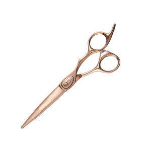 ANAAIF ENTERPRISES AE-607 CK007 SET Paire de ciseaux de coiffure professionnels en or rose, kit de coupe de cheveux en acier inoxydable ergonomique - Product Image 4