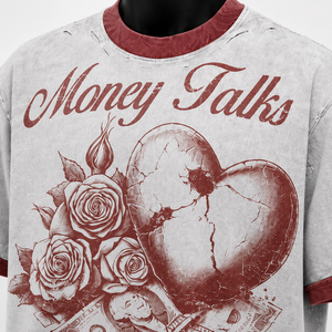 Camiseta Personalizada de Corte Regular para Hombre, 100% Algodón, Estilo Vintage, Urbana, Casual, Hip Hop, con Logotipo Frontal, Fabricante OEM ODM - Product Image 6