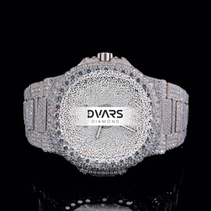นาฬิกาข้อมืออัตโนมัติกันน้ำ กระจกแซฟไฟร์ เพชรโมอิสซาไนต์สี D ระดับ VVS1 ตัวเรือนสแตนเลสสตีล ดีไซน์หรูหราพรีเมียม - Product Image 1