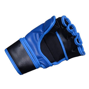 Guantes de Entrenamiento de MMA de Cuero, Ligeros, Transpirables, con Cierre de Velcro, Unisex, para Artes Marciales y Boxeo - Product Image 2