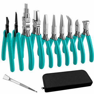 Juego de 11 Herramientas de Joyería INTENSE SURGICAL INSTRUMENTS, Juego de Micro Alicates con Pinzas de Acero Inoxidable para Manualidades y Reparaciones - Product Image 1
