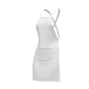 Tablier de chef jetable en cuir tissé personnalisé pour barman, cuisine, restaurant, bar - Unisexe, fermeture à boutons-pression, manches courtes, imperméable - Product Image 3