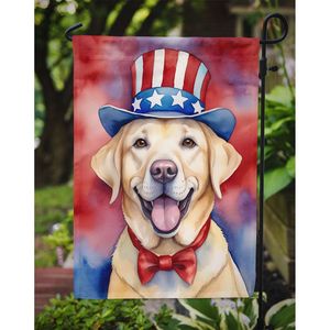 Multicolor Labrador Retriever patriótico americano jardín bandera buzón decorativo patio bandera Banner para Patio ilustraciones para flor - Product Image 3