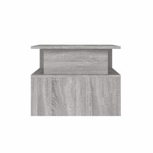 Tavolino da caffè Sonoma in legno ingegnerizzato grigio 35,4x21,7x16,7 pollici - Product Image 5