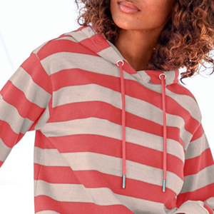 Sweat à capuche uni pour homme, personnalisable bicolore, respirant, en molleton 100% coton, séchage rapide, avec logo frontal, collection automne - Product Image 3