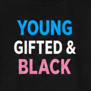 T-shirt noir à manches courtes et col rond pour filles, avec motif graphique, idéal pour l'école, le quotidien, le streetwear, vêtement confortable - Product Image 3