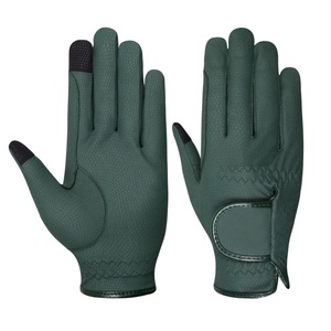 Gants d'équitation en cuir pleine main unisexe compatibles écran tactile respirants gris à enfiler pour usage extérieur 2026 en promotion - Product Image 5