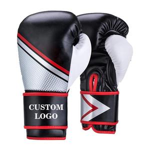 Gants de Muay Thai et MMA pour l'entraînement au sparring, 10oz 16oz, logo personnalisé, imperméables, anti-humidité, fermeture à lacets, en cuir - Product Image 5
