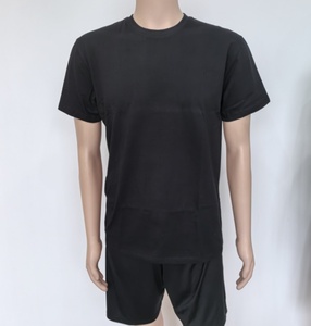 Camiseta de Fábrica de Algodón 100% de Alto Gramaje, Corte Holgado Formal, con Diseño de Letras Bordadas y Serigrafiadas, y Tejido de Worsted - Product Image 1