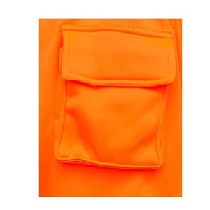 Pantalon de travail haute visibilité, pantalon cargo réfléchissant orange haute visibilité, pantalon de travail en polaire résistant pour hommes - Product Image 3