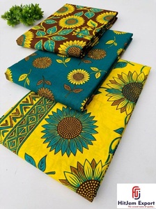 Custom Lightweight Tear Resistant 70GSM African Wax Print Twill Cotton <b>Fabric</b> Tanzania Ankara Dress Material for Boys OEM ODM - Product Image 2