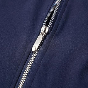 Men Fully Customized High Quality Winter Waterproof <b>Fleece</b> Eco-Friendly Mandarin Collar Front Logo Comfortable Fit Bomber - Product Image 5