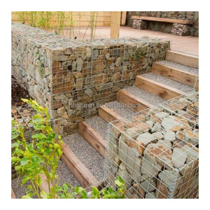 Wholesale 100X80X30Cm Galvanized Welded Wire <strong>Mesh</strong> Gabion Basket Wall/pvc Coated Gabion Box <strong>Stone</strong> Fence - Product Image 3