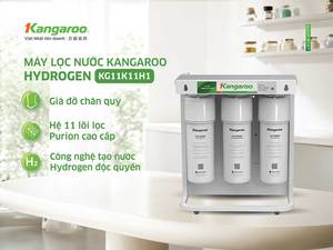 Système de filtration d'eau par osmose inverse KANGAROO Hydrogen Under-Sink à 11 étapes, 100 GPD, en plastique, écologique, pour usage domestique - Product Image 3