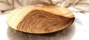 Plato de Madera de Nuevo Diseño con Acabado Oscuro Pulido, Vajilla de Calidad Premium para Cocina, Plato de Grado Alimenticio, Más Vendido - Product Image 2