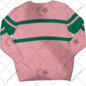 Custom <b>Men's</b> and Women's University Style Winter <b>Cardigan</b> Sweater Knitted with Embroidery Decoration <b>for</b> School & College - Product Image 1
