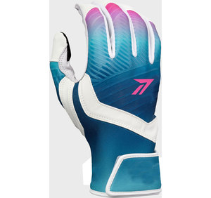 Guantes de Bateo de Béisbol y Sóftbol Personalizados con Logotipo OEM para Mujer, Perforados, Transpirables, con Banda de Velcro Segura en la Muñeca - Product Image 4