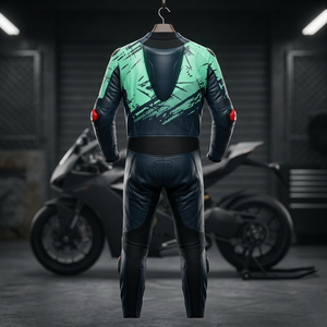 Traje de Motociclismo de Cuero para Hombre, Manga Larga, con Protección CE, Impresión por Sublimación, Transpirable, para Todas las Estaciones - Product Image 3