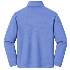 เสื้อแจ็คแอนด์จิลสำหรับผู้ชาย สีฟ้าอ่อน คอซิป แขนยาว ปักโลโก้ คุณภาพสูง คอตั้ง สไตล์ลำลองสำหรับออกกำลังกาย - Product Image 2