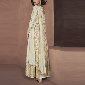 Robe de soirée longue élégante à taille haute pour femme, manches longues, tenue de soirée de luxe pour invitées de mariage - Product Image 2