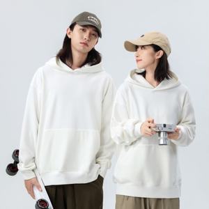 Sweat-shirts à capuche unisexes de haute qualité, en coton épais 500 GSM, sans cordon, personnalisables avec logo, grandes tailles, pour hommes - Product Image 3