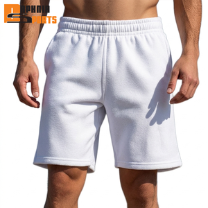 Shorts de sport en coton pour homme, imprimés, style streetwear, avec cordon de serrage, coupe ample, pour l'été - Product Image 1