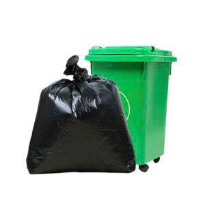 Rollos de Bolsas de Basura Negras Resistentes a la Humedad con Cierre de Cremallera y Embalaje de Bolsillo Plano - Product Image 3