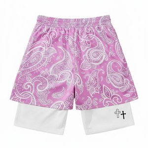 Pantalones Cortos de Lino/Algodón para Hombre, Estilo Urbano, Cintura Elástica, Transpirables, Cintura Media, 240g - Product Image 2