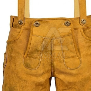 Lederhosen para Hombre de Alta Calidad y Transpirables con Correas, MOQ Bajo, Producto Más Vendido 2026 - Product Image 5