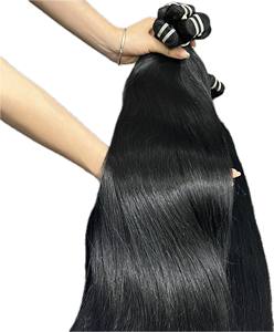 Paquets de cheveux crus vietnamiens vierges de couleur claire de qualité de luxe Extensions de cheveux respectueuses de la teinture - Product Image 4