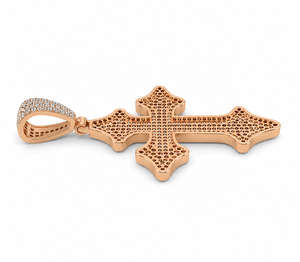 Pendentif Lettre Hip Hop Luxe Plaqué Or Rose en Argent Massif 925 avec Moissanite VVS de 2,5 Pouces Personnalisé pour Unisexe - Product Image 4