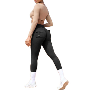 Leggings de Yoga de Cintura Media para Mujer, Transpirables, Ecológicos, de Alta Calidad, Ropa Deportiva Informal de Invierno, Largo hasta la Rodilla - Product Image 5