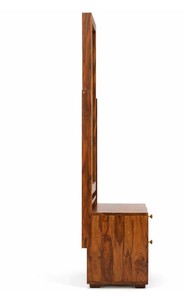 Solid Wood Extra Tall <b>Dressing</b> Table | 65 Inch Standing Mirror Vanity Cabinet | Wholesale Bedroom Furniture - Product Image 4
