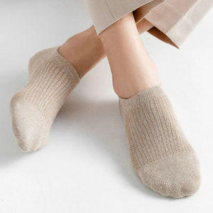 Calcetines invisibles de algodón transpirable de corte bajo para zapatillas, personalizados OEM, venta al por mayor de verano - Product Image 6