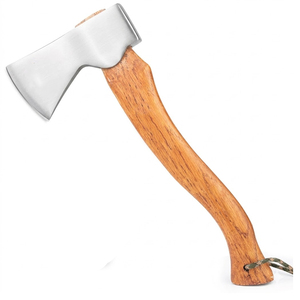 Reliable Steel Head <b>Hand</b> Axe With Wooden Handle For Outdoor Wood Chopping And Daily Use Small Steel Head Axe - Product Image 1
