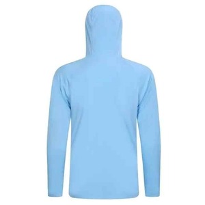 Sudadera con Capucha de Pesca Unisex con Logotipo Personalizado, de Secado Rápido, Protección UV, 100% Poliéster, UPF50, Impermeable y Transpirable - Product Image 3