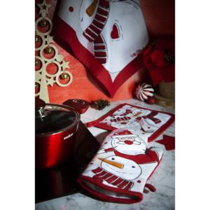 ที่วางหม้อเอ็กเซลซา ตุ๊กตาหิมะ ผ้าฝ้าย 20x0.5x20 ซม. หลากสี - Product Image 3