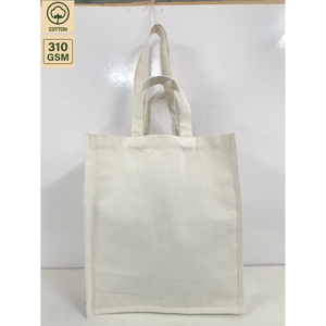 กระเป๋าผ้าแคนวาสฝ้าย 310 GSM สำหรับช้อปปิ้ง ขนาด 38x42x20 ซม. รับทำโลโก้ตามสั่ง ขายส่ง OEM แบรนด์ส่วนตัว สั่งซื้อจำนวนมาก รุ่น SNCH101 - Product Image 2